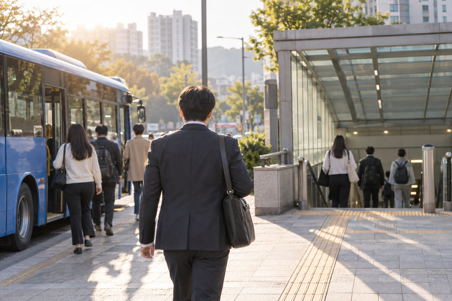 직장인 기상시간